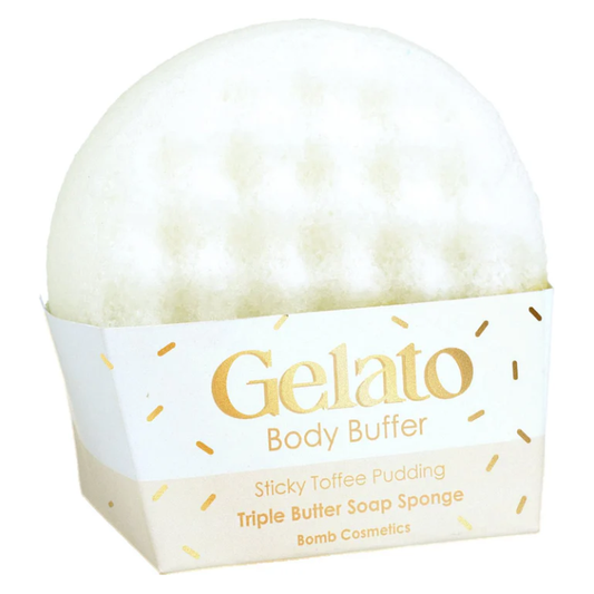 Sticky Toffee Pud Gelato Body Buffer Shower Sponge