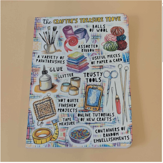 Crafting Themed A5 Notebook
