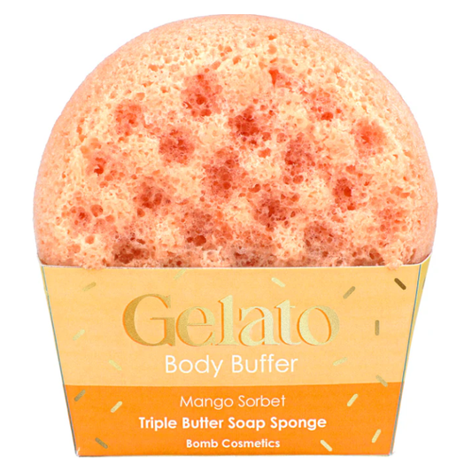 Mango Sorbet Gelato Body Buffer Soap Sponge