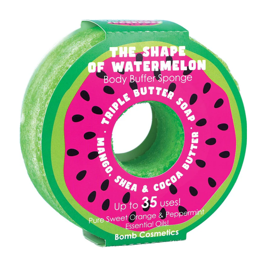 The Shape Of Watermelon Body Buffer Sponge