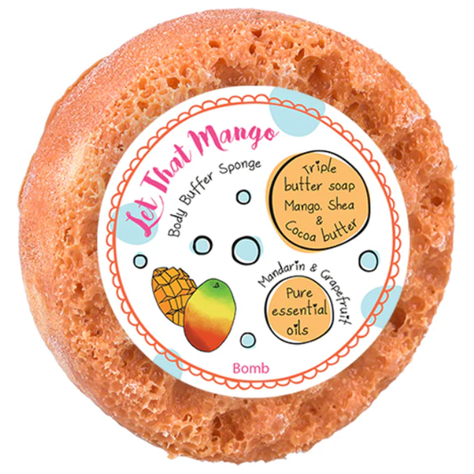 Let That Mango Body Buffer Soap Sponge