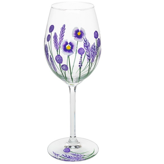 My Favourite Glass Lavender Wine Glass