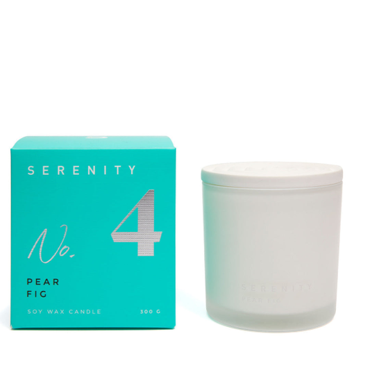 No4 Serenity Pear Fig 300g Candle