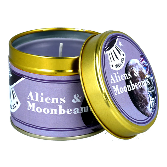 Aliens & Moonbeams Tin Candle