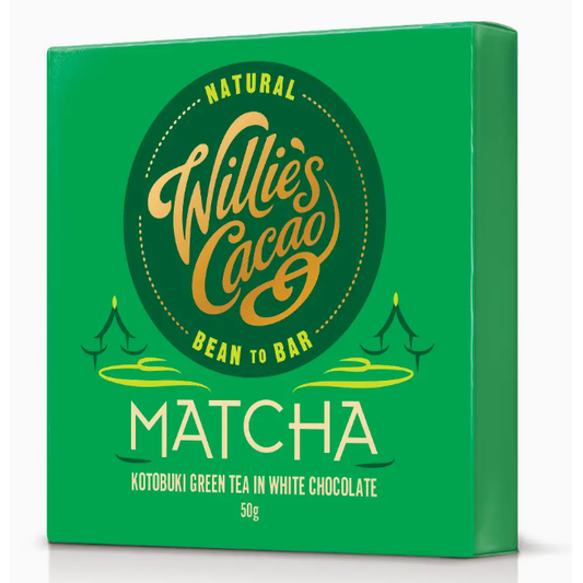 Willie's Cacao Matcha White Chocolate Bar 50g