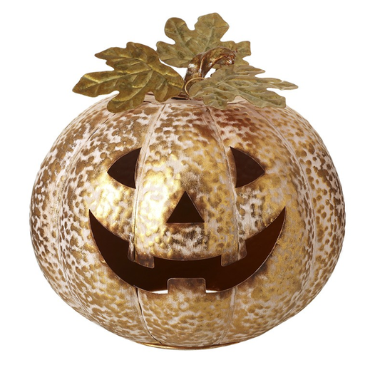 Gold Metal Pumpkin