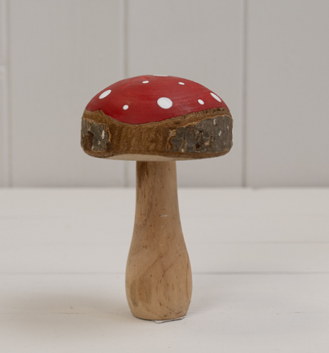 Red Wooden Toadstool