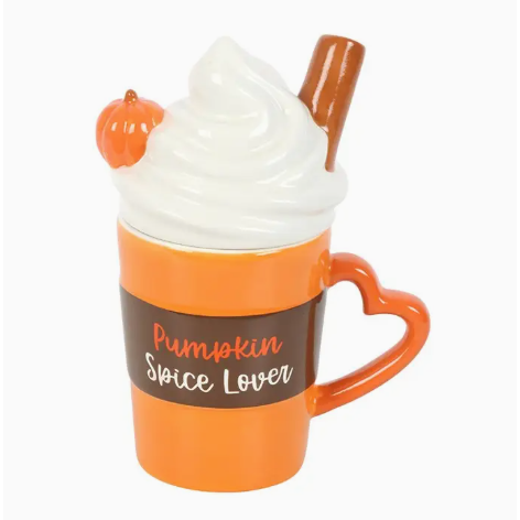 Pumpkin Spice Latte Lidded Mug