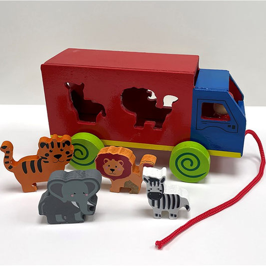 Pull Along Zoo Truck