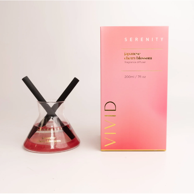 Vivid Japanese Cherry Blossom Linen 200ml Diffuser