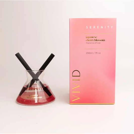 Vivid Japanese Cherry Blossom Linen 200ml Diffuser