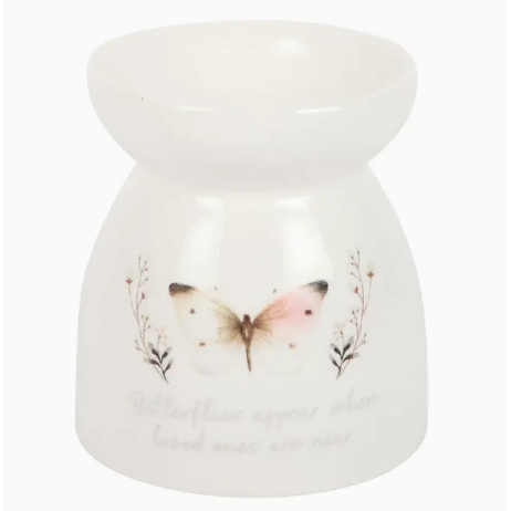 Butterflies Appear Ceramic Oil and Wax Burner