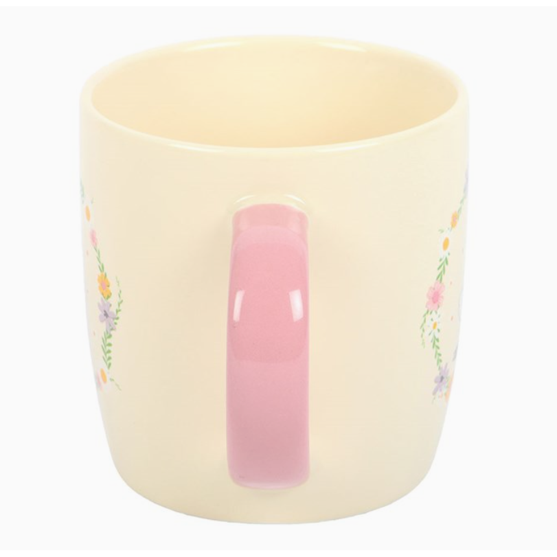 Floral Duck Ceramic Mug