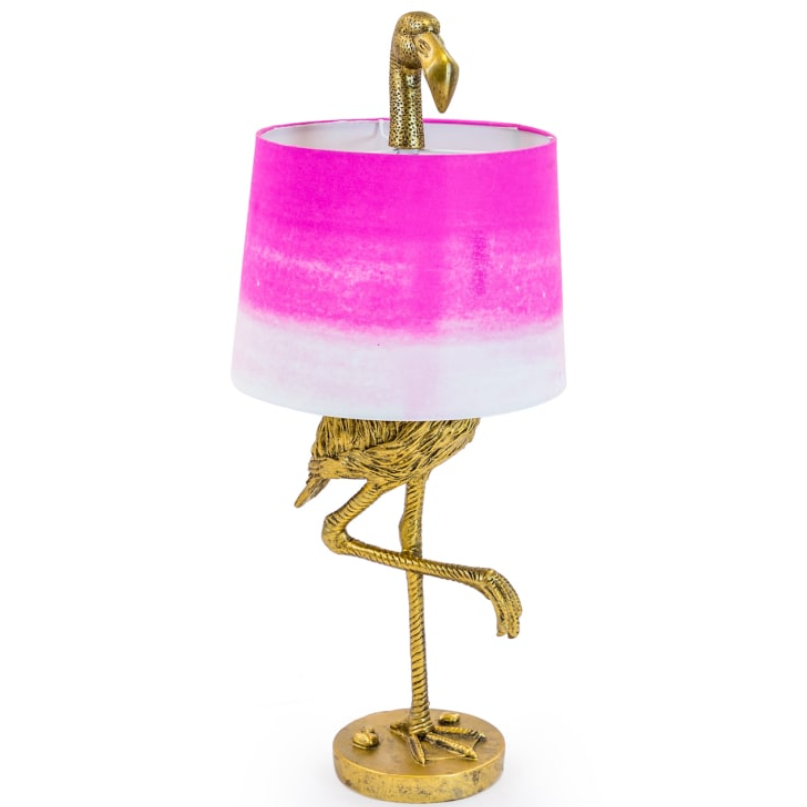 Antique Gold Flamingo Table lamp