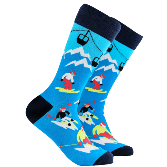 Socktopus Ladies Skiing Socks - Off Piste - Aqua