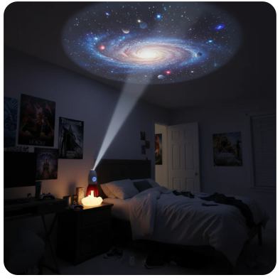 Rocket 3-In-1 Bedside Lamp