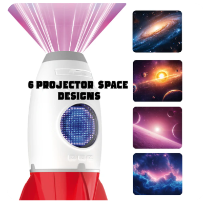 Rocket 3-In-1 Bedside Lamp