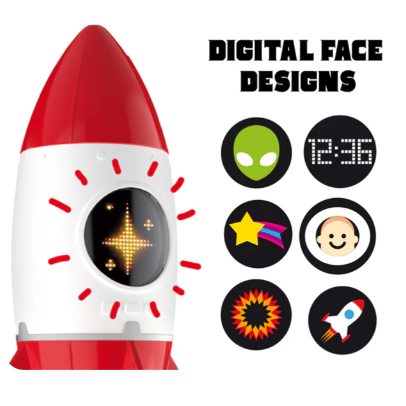 Rocket 3-In-1 Bedside Lamp
