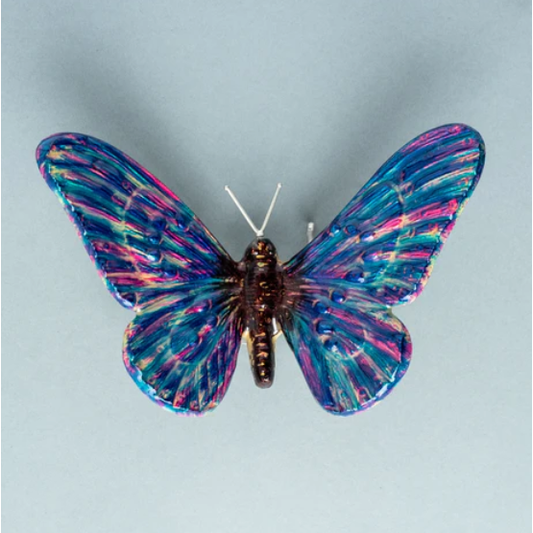 Tilnar Art - Large Purple Rainbow Butterfly