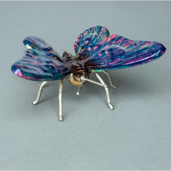 Tilnar Art - Large Purple Rainbow Butterfly