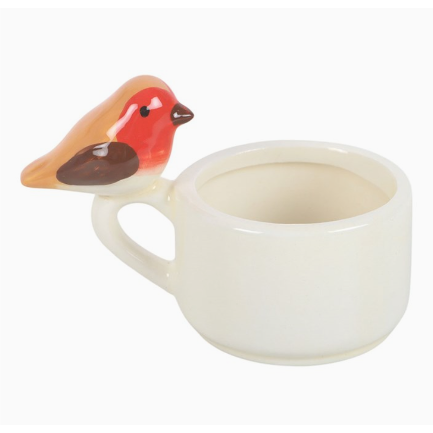 Robin Ceramic Tealight Holder