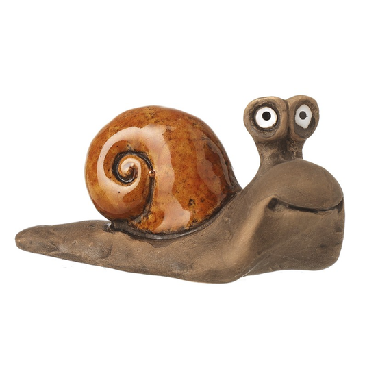 Ceramic Smiling Snail