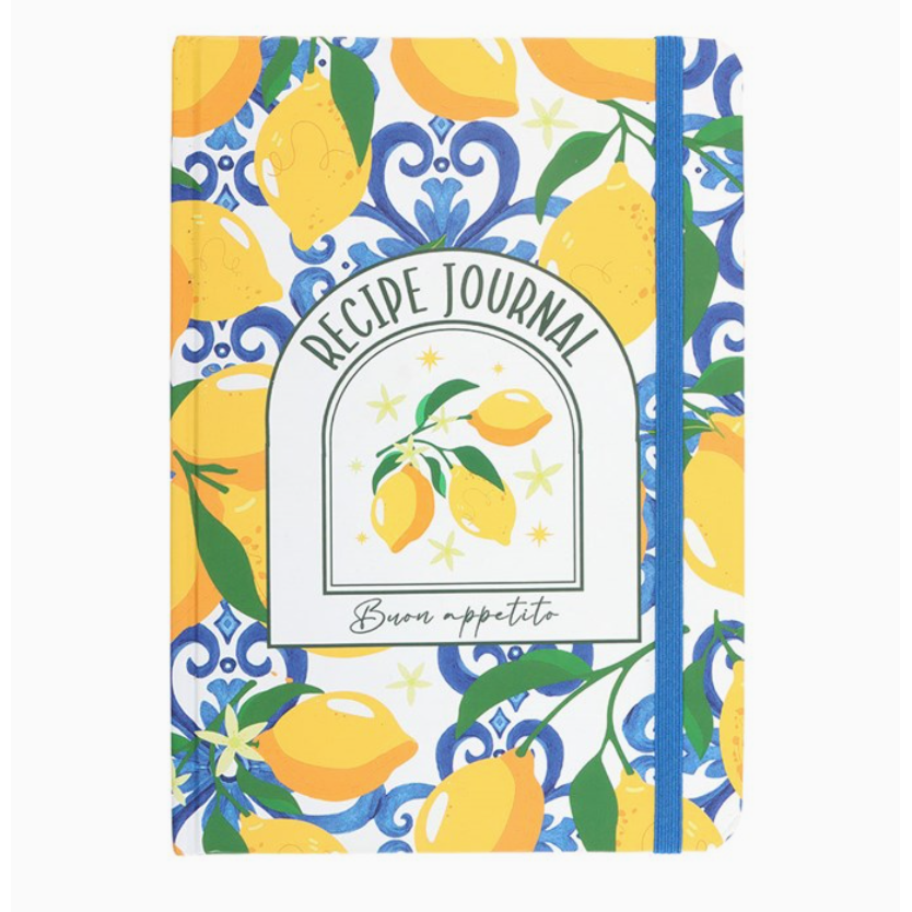 Recipe Journal A5 Italian Lemon Print