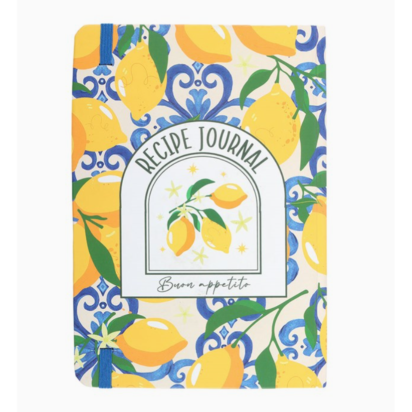 Recipe Journal A5 Italian Lemon Print