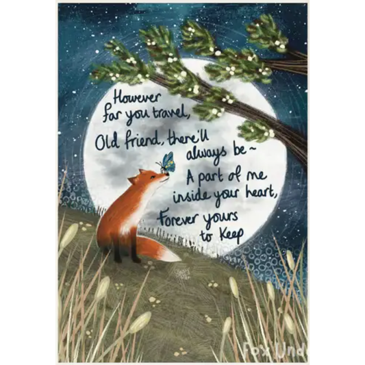 Fox Under The Moon Print - P2404 Yours To Keep