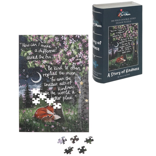 Fox Under The Moon 200 Piece Jigsaw