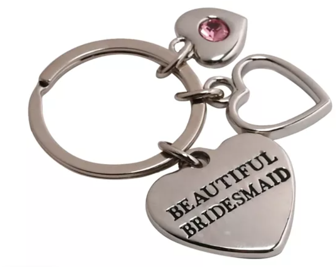Bridesmaid Charm Keyring