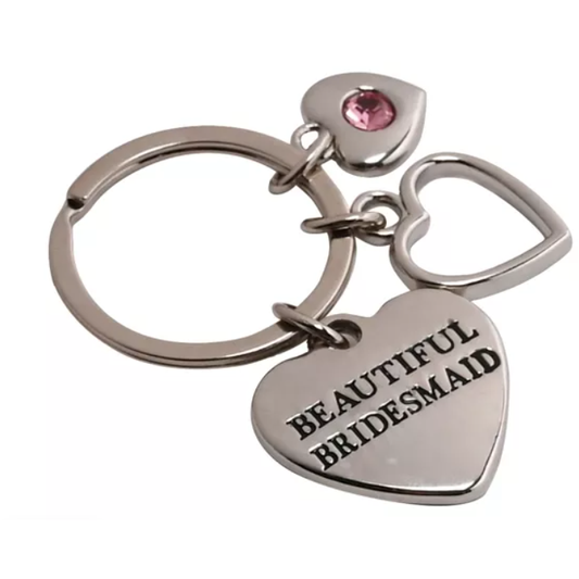 Bridesmaid Charm Keyring