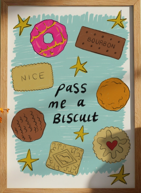 Pass Me A Biscuit Art Print