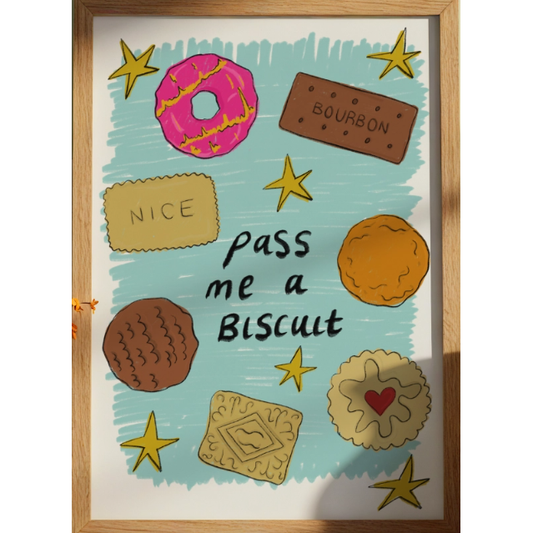 Pass Me A Biscuit Art Print