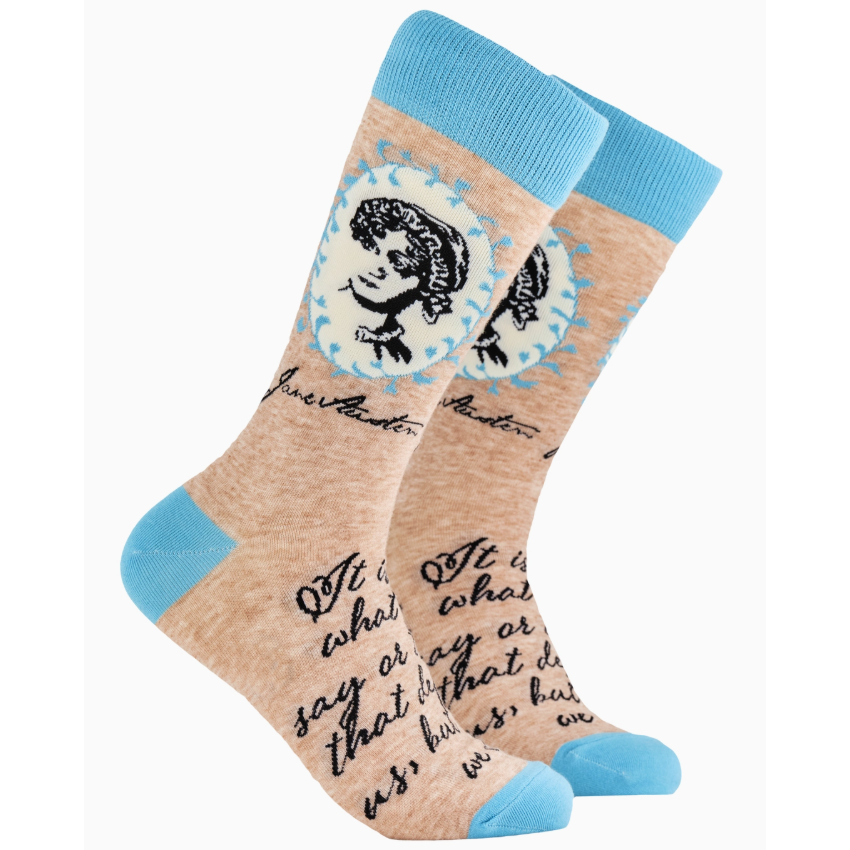 Socktopus Ladies - Jane Austen Socks - Beige
