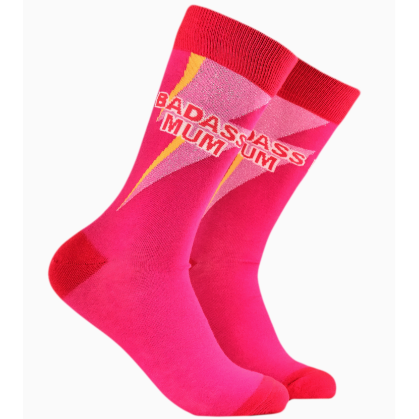 Socktopus Ladies - Badass Mum Socks - Pink