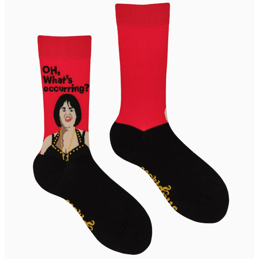 Socktopus Ladies - Oh What's Occuring Socks - Black