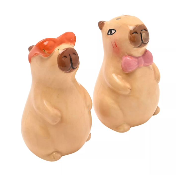 Capybara Salt and Pepper Shakers