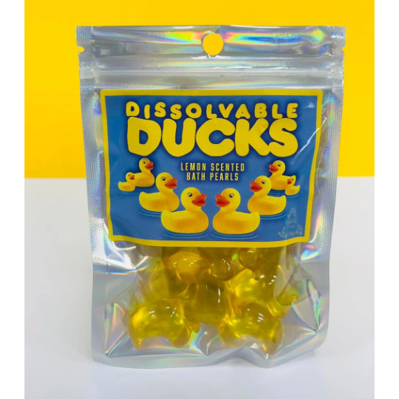 Dissolvable Ducks Bath Pearls