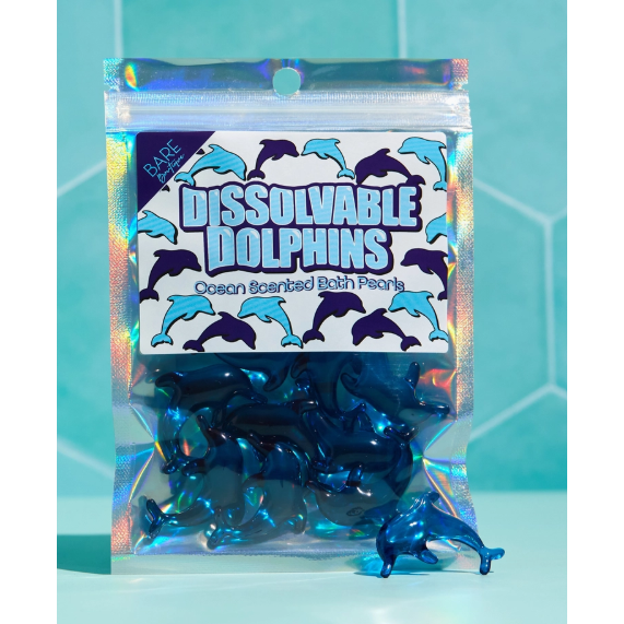 Dissolvable Dolphins Bath Pearls