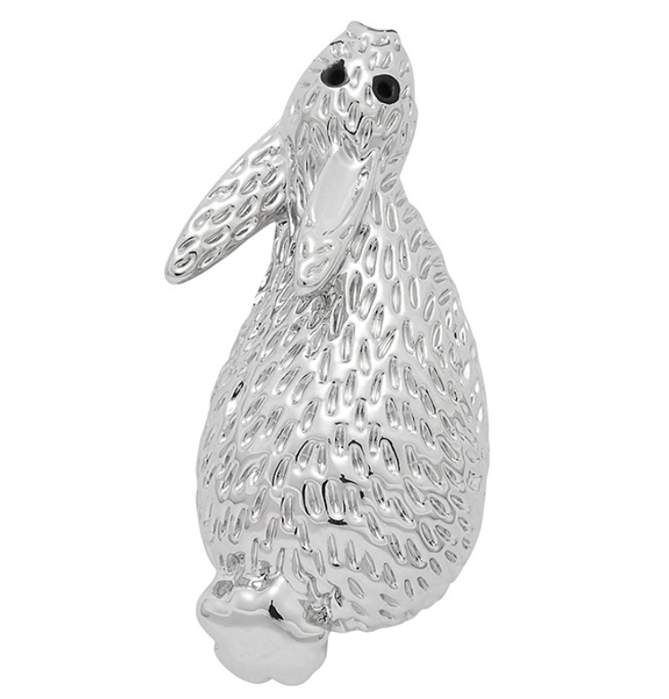 Fox Under The Moon - When You Are Apart Silver Plated Pin Badge