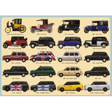London Taxi 1000 Piece Jigsaw