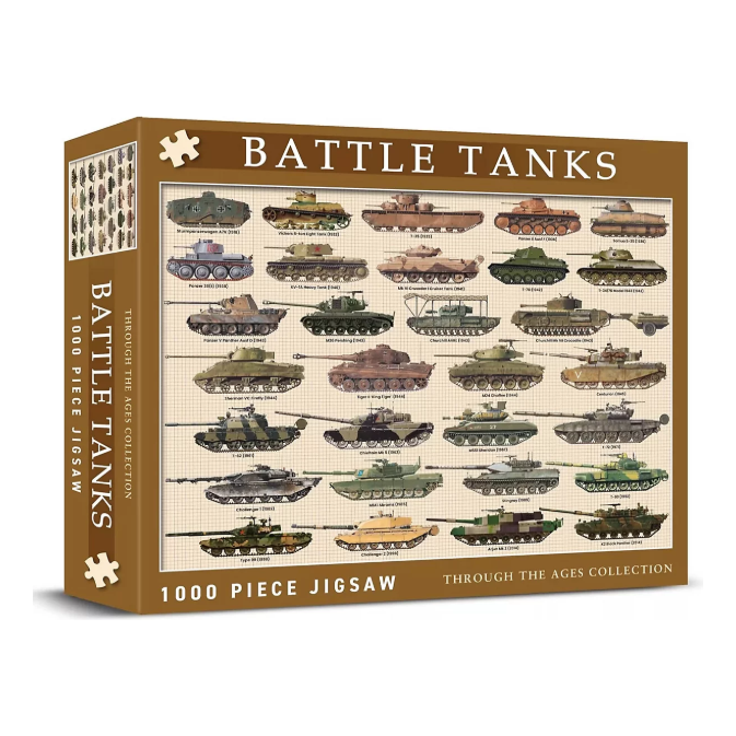 Battle Tanks 1000 Piece Jigsaw