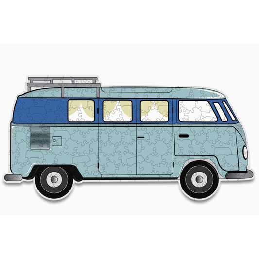 Camper Van Shaped Wooden 170 Piece Jigsaw