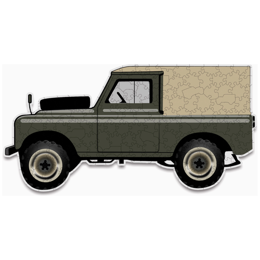 Land Rover Shaped Wooden 170 Piece Jigsaw