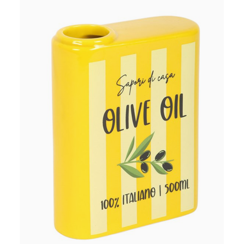Olive Oil Ceramic Flower Vase