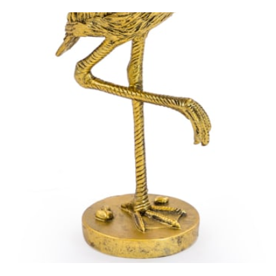 Antique Gold Flamingo Table lamp
