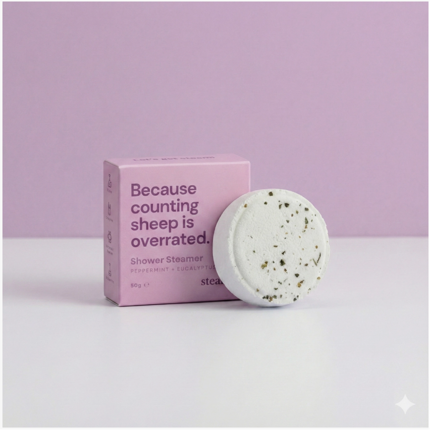 Shower Steamer - Purple - Because Counting Sheep