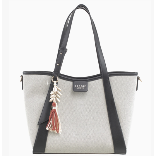 Casual Chic Shopper Bag - Black