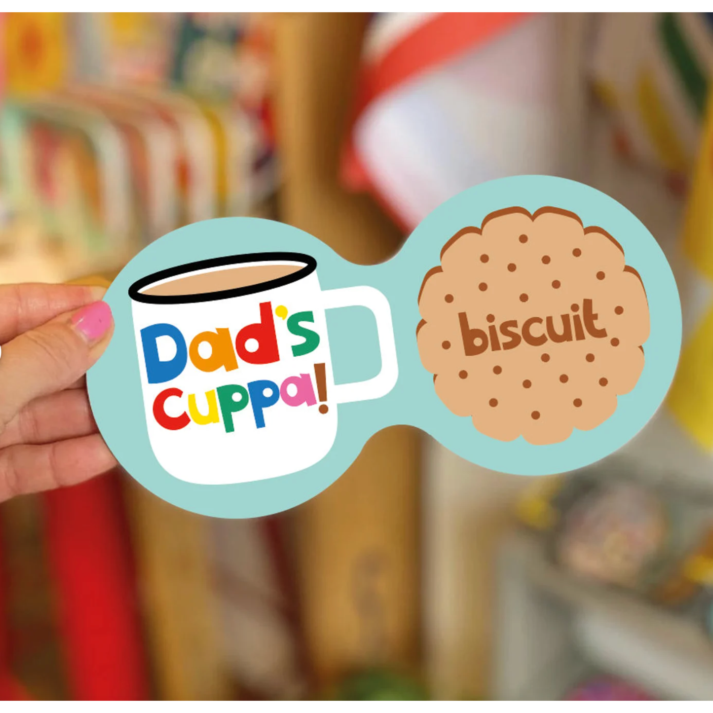 Dad's Tea Double Coaster